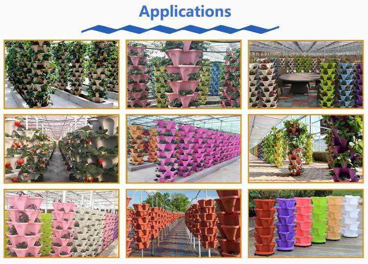 vertical garden pots application